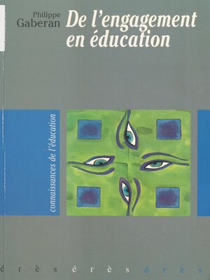 cover image of De l'engagement en éducation